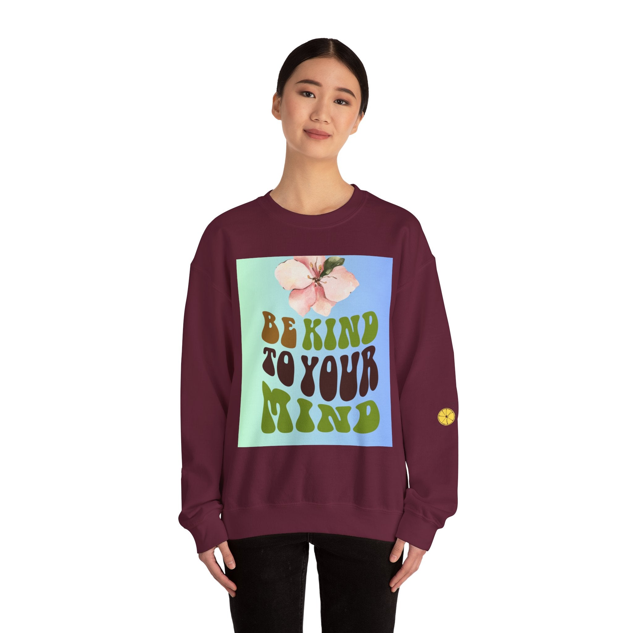 “BE KIND TO YOUR MIND” Unisex Heavy Blend™ Crewneck Sweatshirt