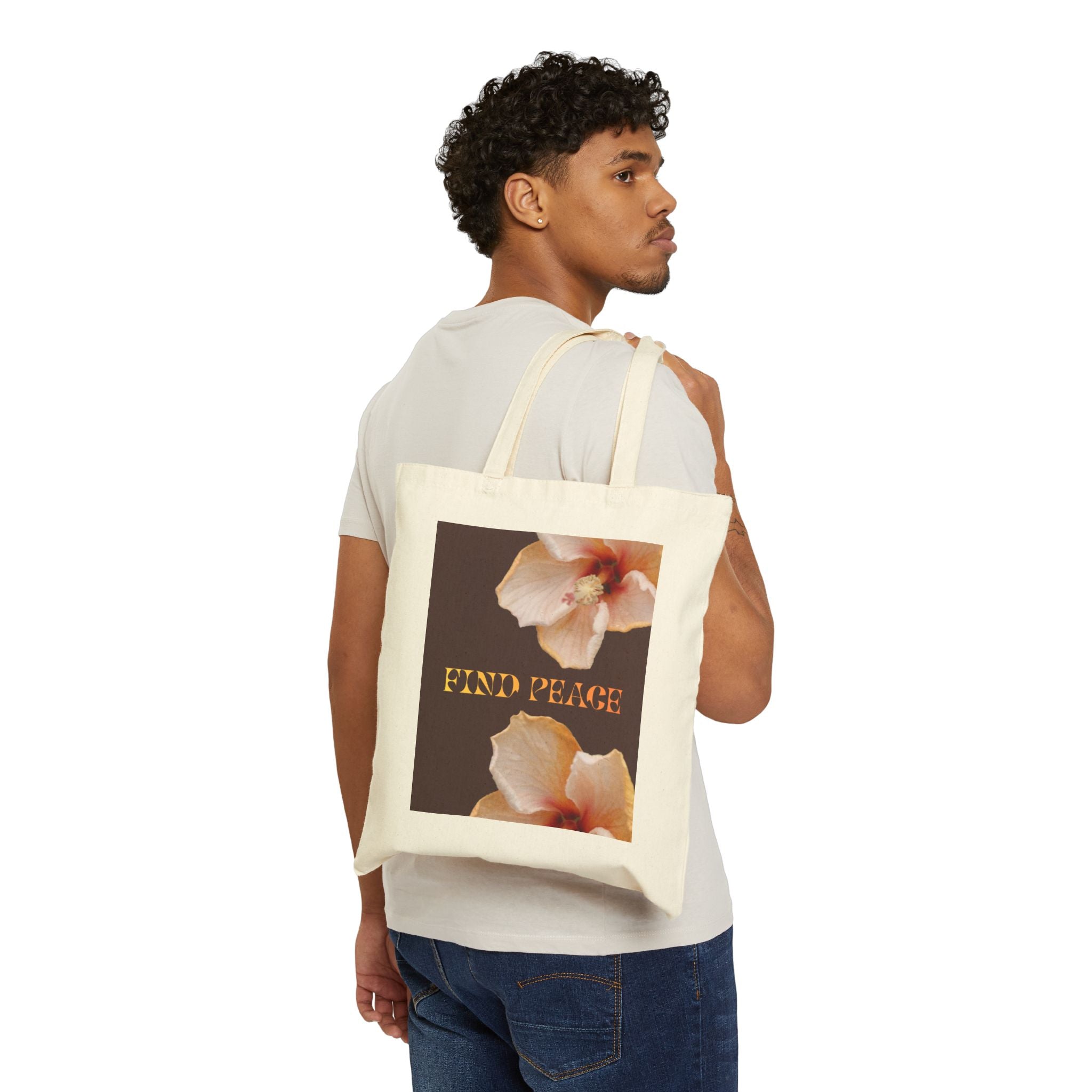 “FIND PEACE/WITHIN YOU”

Cotton Canvas Tote Bag