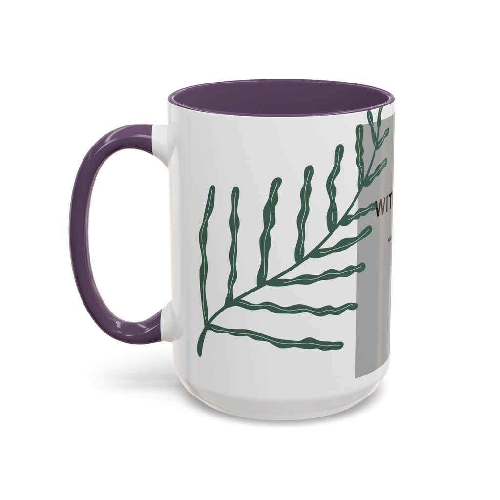 “WITH TIME” Accent Coffee Mug (11, 15oz)