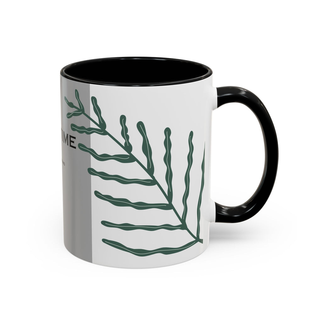 “WITH TIME” Accent Coffee Mug (11, 15oz)