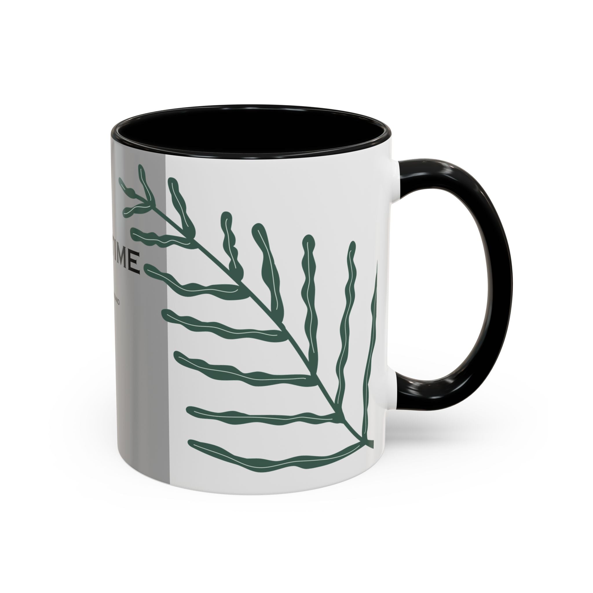 “WITH TIME” Accent Coffee Mug (11, 15oz)