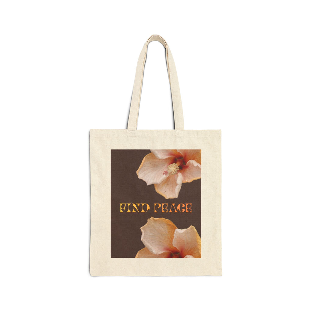 “FIND PEACE/WITHIN YOU”

Cotton Canvas Tote Bag