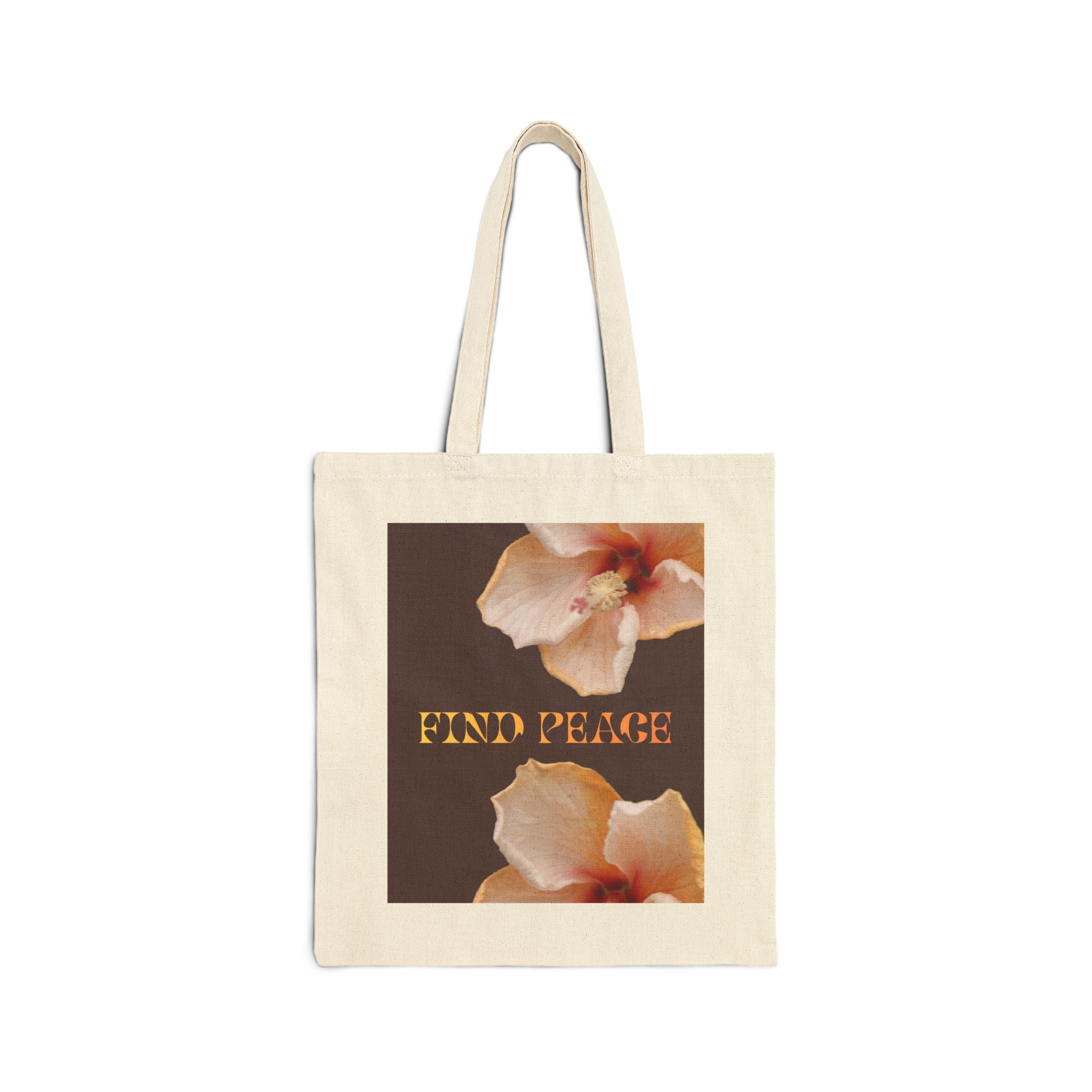 “FIND PEACE/WITHIN YOU”

Cotton Canvas Tote Bag