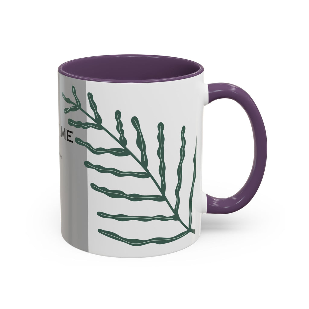 “WITH TIME” Accent Coffee Mug (11, 15oz)