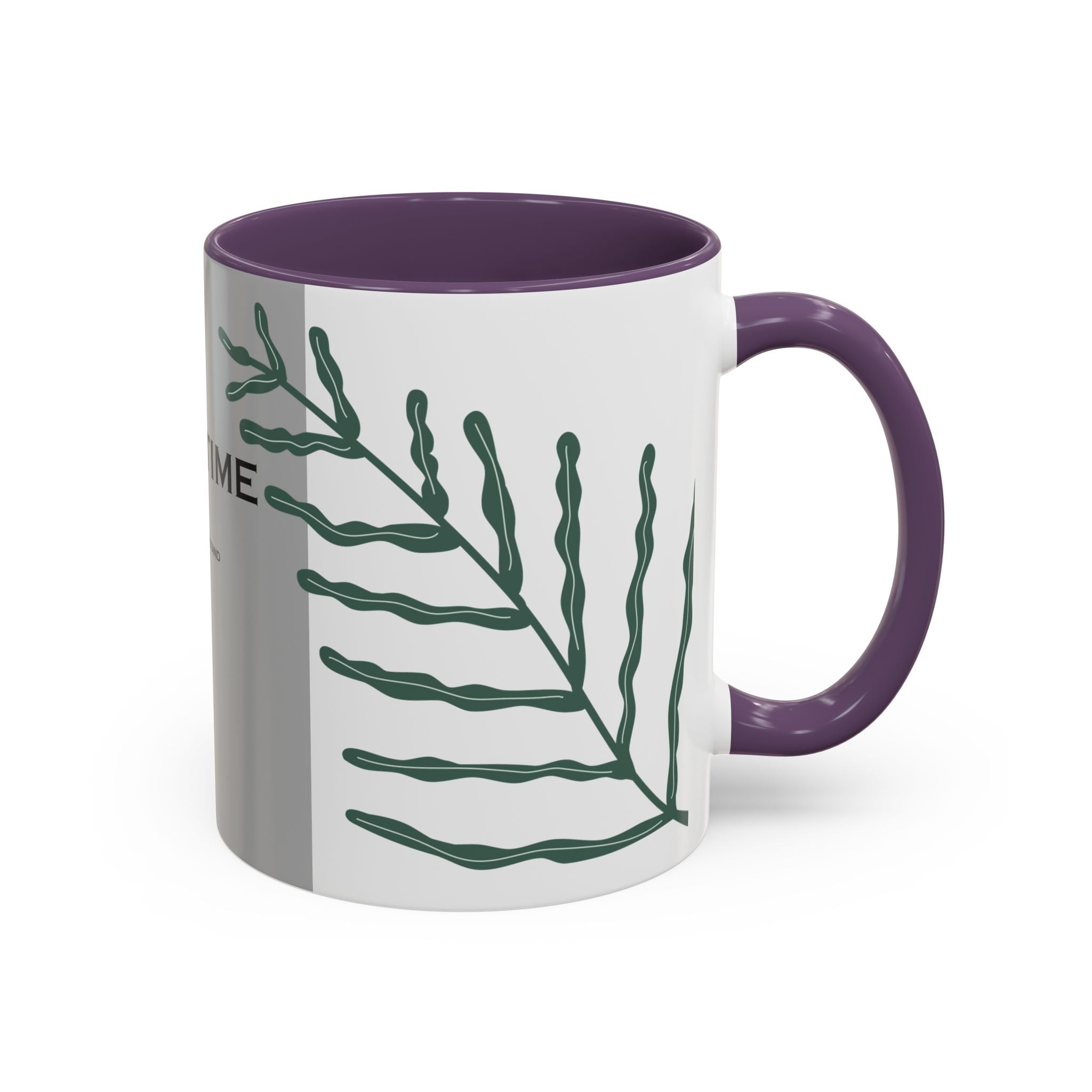 “WITH TIME” Accent Coffee Mug (11, 15oz)