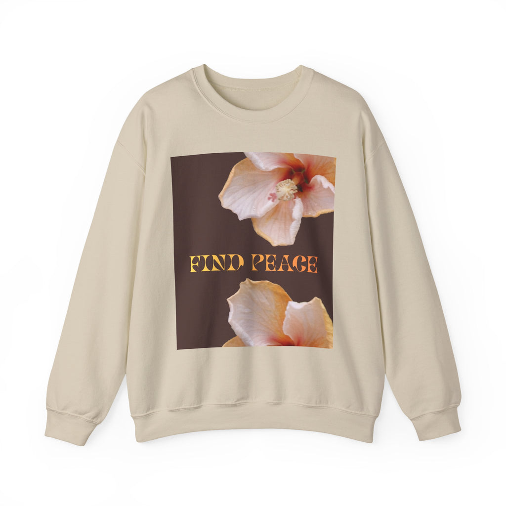 “FIND PEACE/ WITHIN YOU” 
Unisex Heavy Blend™ Crewneck Sweatshirt