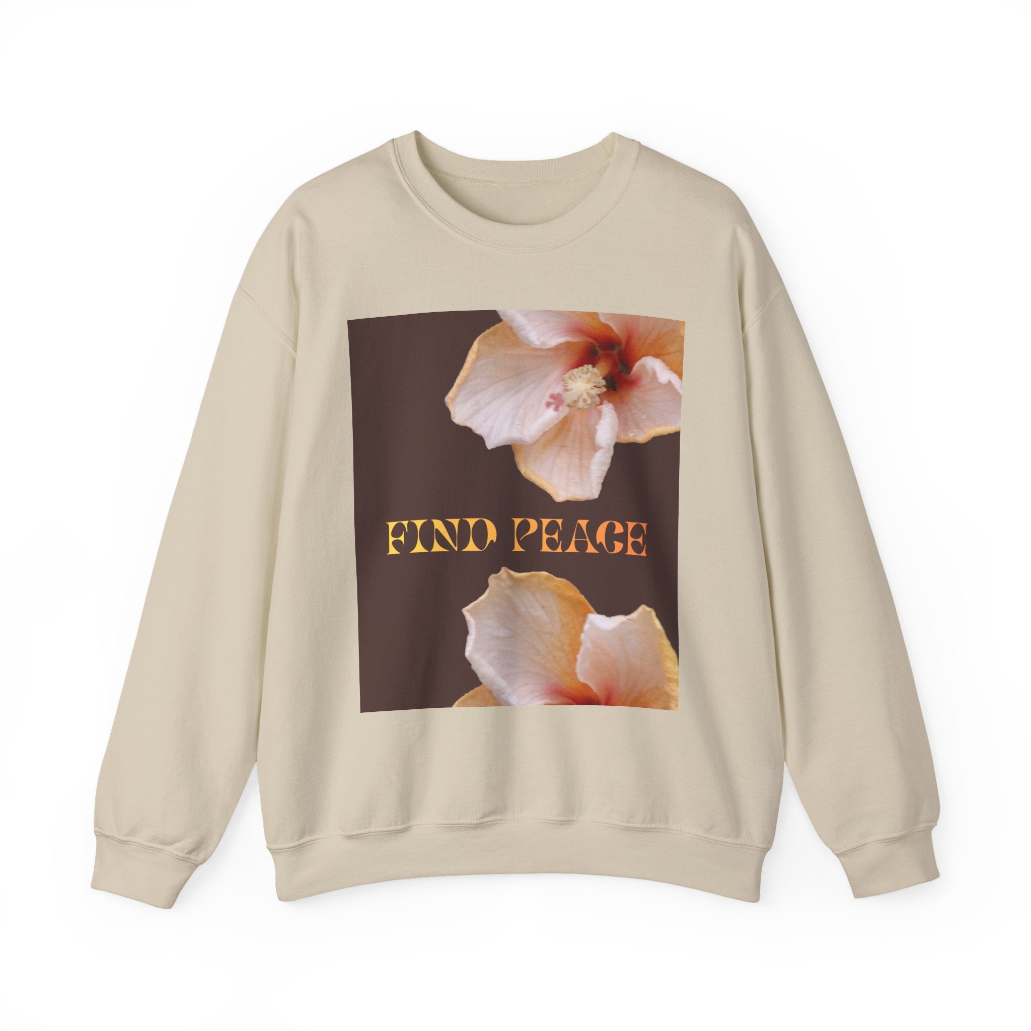 “FIND PEACE/ WITHIN YOU” 
Unisex Heavy Blend™ Crewneck Sweatshirt
