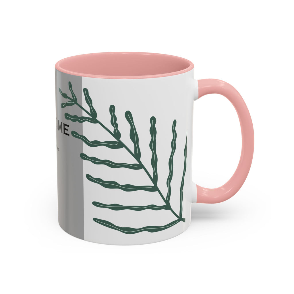 “WITH TIME” Accent Coffee Mug (11, 15oz)
