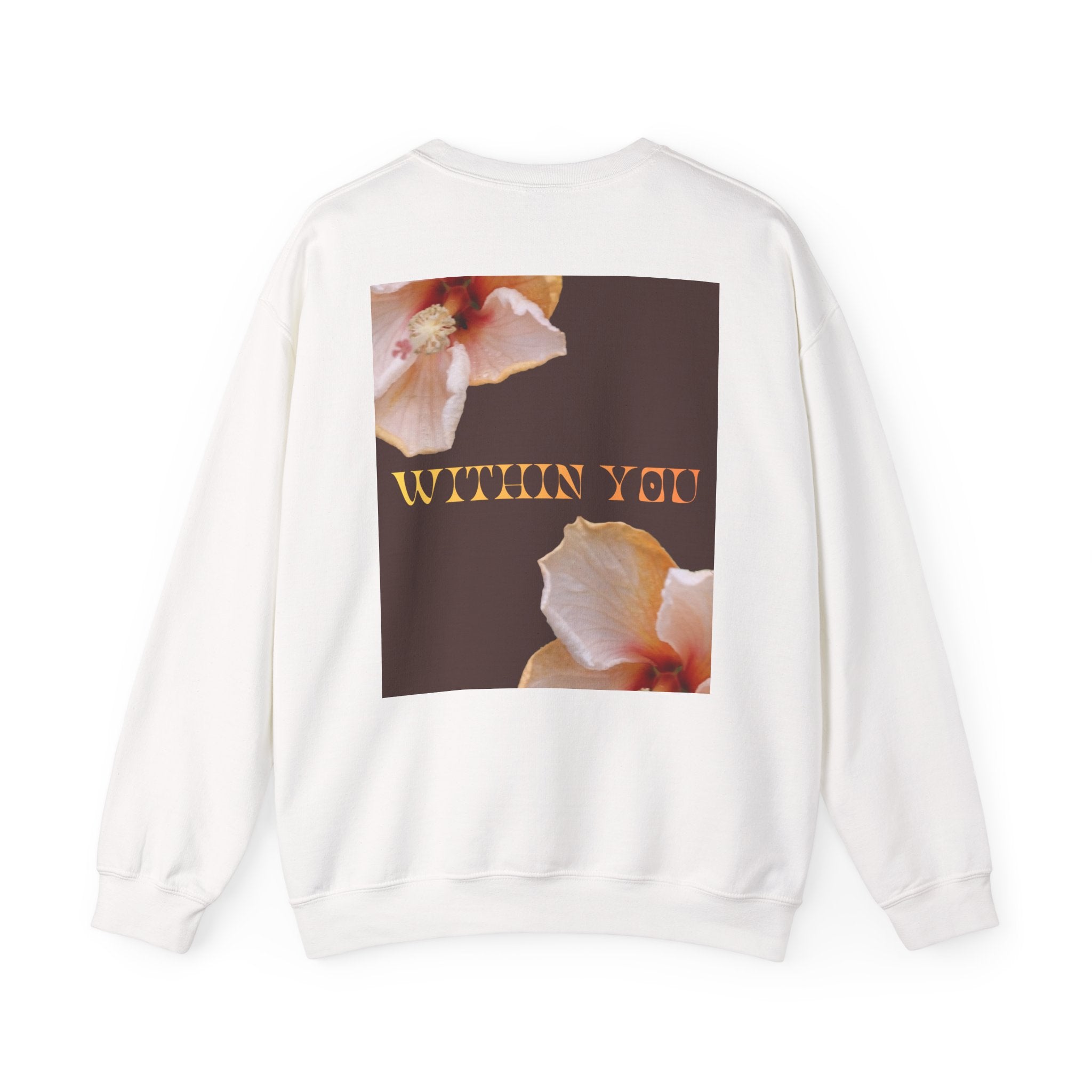 “FIND PEACE/ WITHIN YOU” 
Unisex Heavy Blend™ Crewneck Sweatshirt
