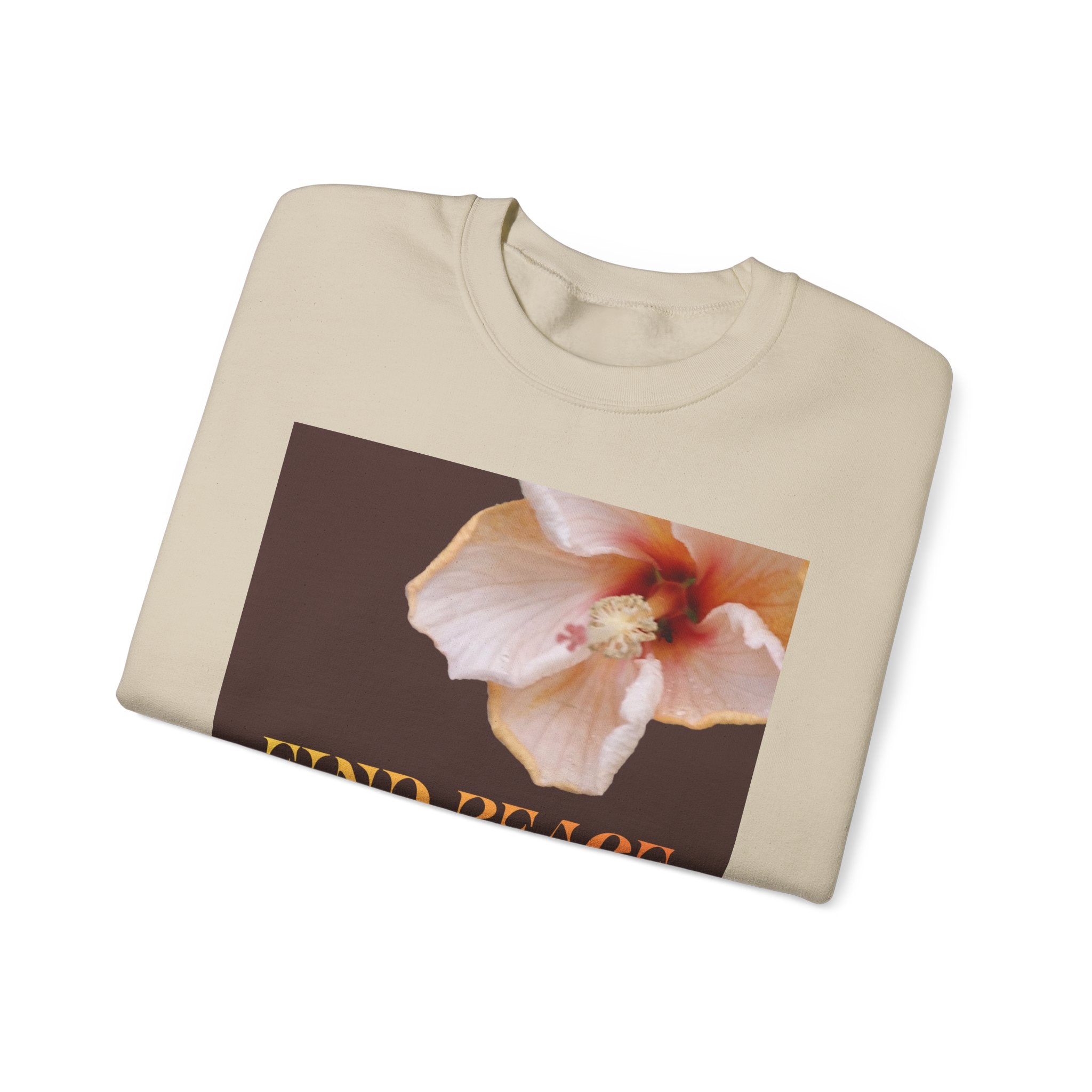 “FIND PEACE/ WITHIN YOU” 
Unisex Heavy Blend™ Crewneck Sweatshirt
