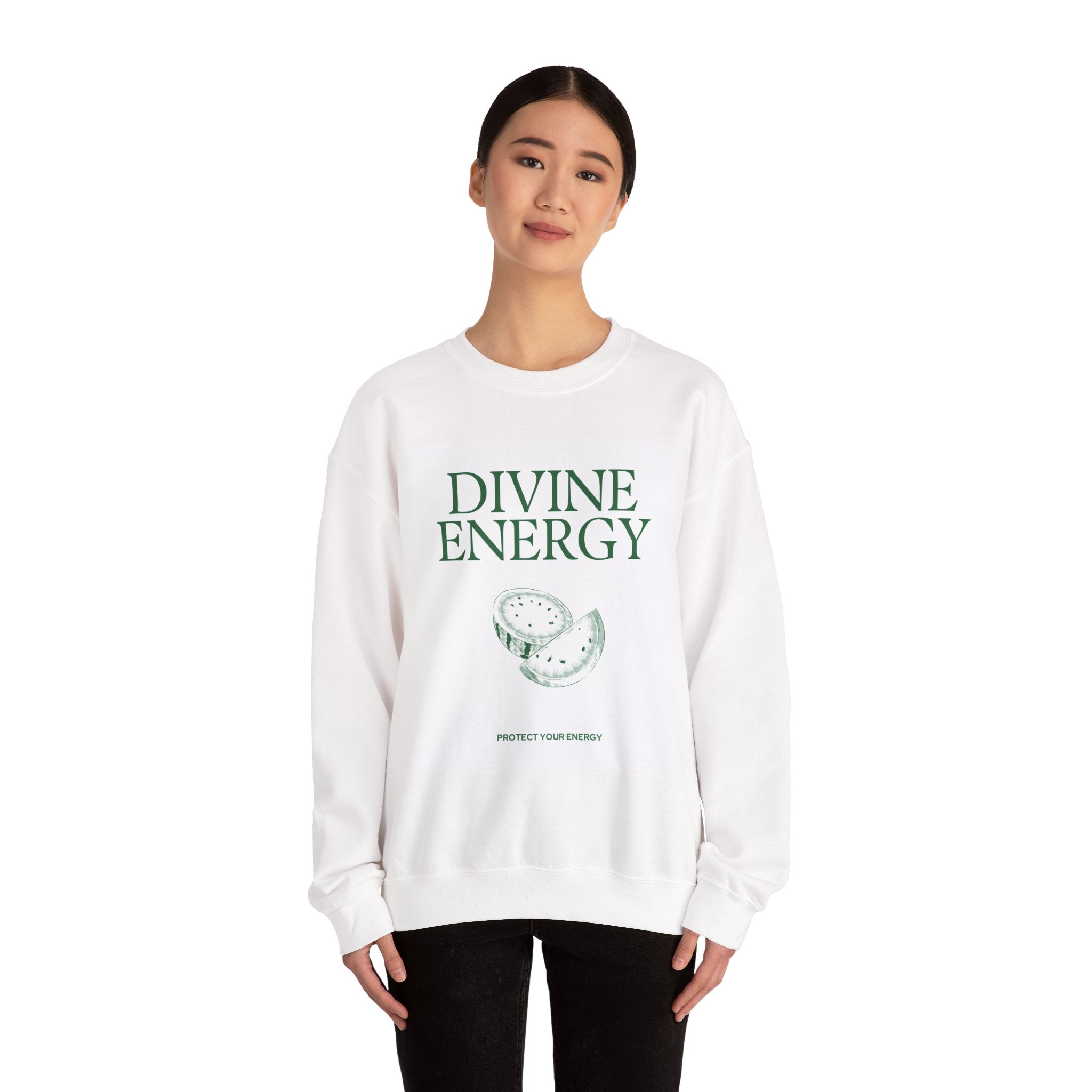 “DIVINE ENERGY” 
Unisex Heavy Blend™ Crewneck Sweatshirt