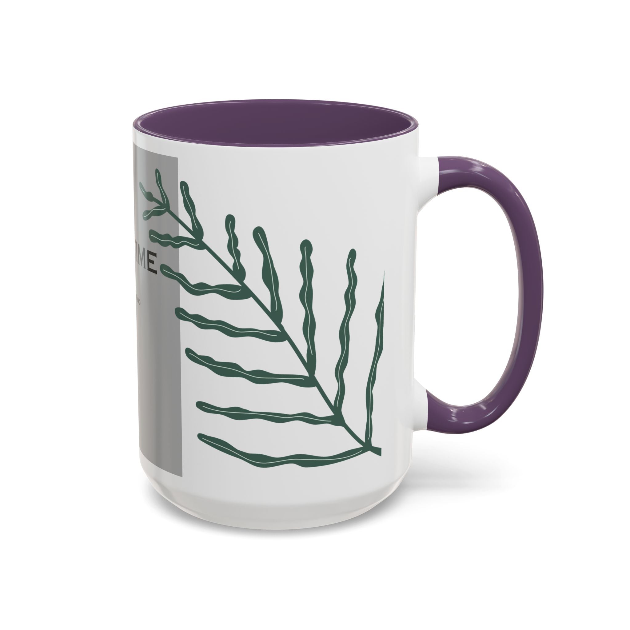 “WITH TIME” Accent Coffee Mug (11, 15oz)