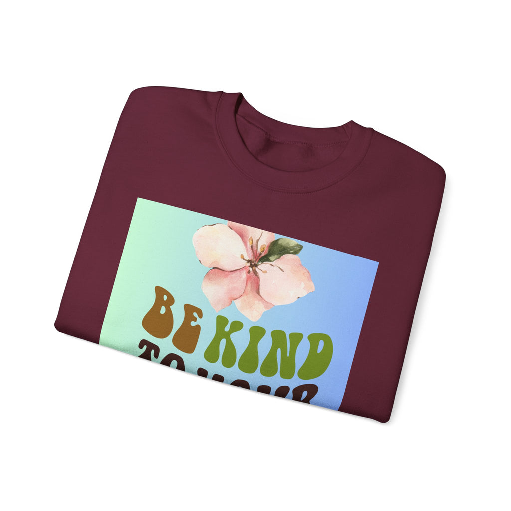 “BE KIND TO YOUR MIND” Unisex Heavy Blend™ Crewneck Sweatshirt