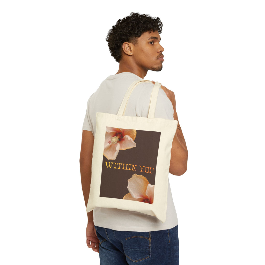 “FIND PEACE/WITHIN YOU”

Cotton Canvas Tote Bag