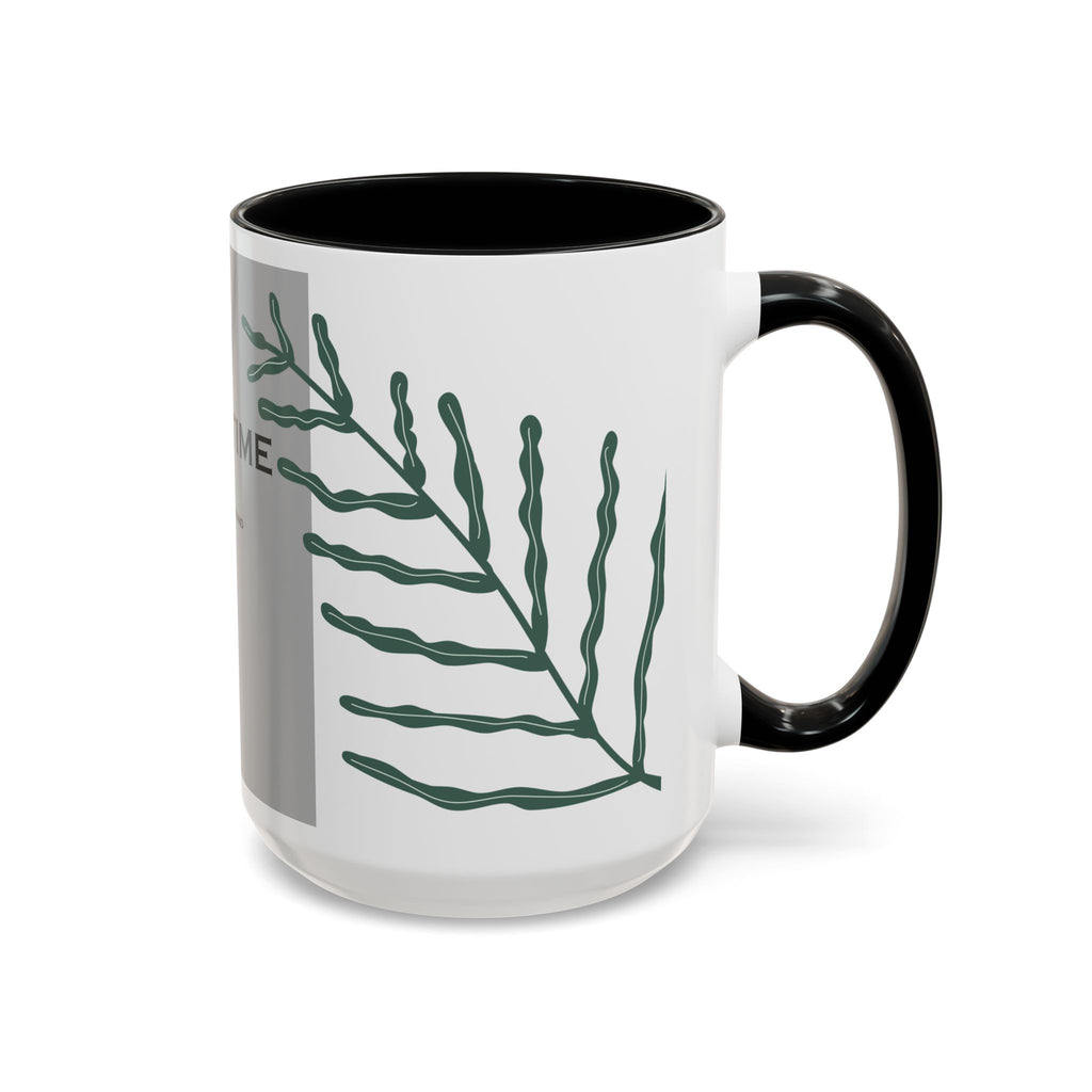 “WITH TIME” Accent Coffee Mug (11, 15oz)