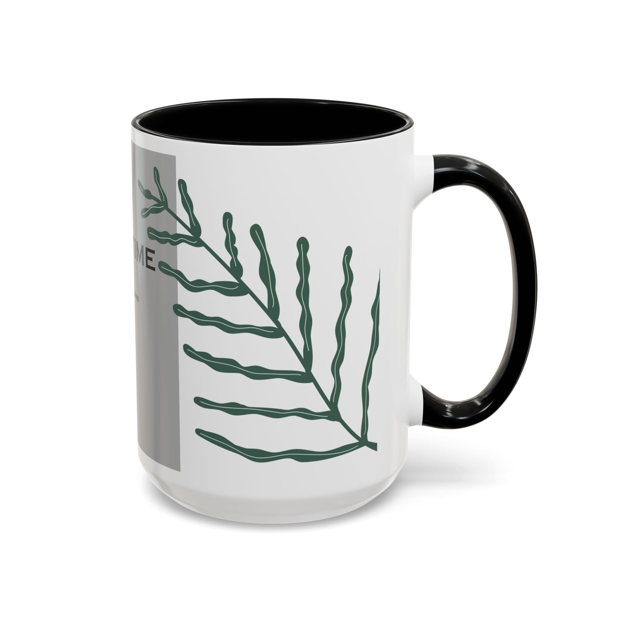 “WITH TIME” Accent Coffee Mug (11, 15oz)