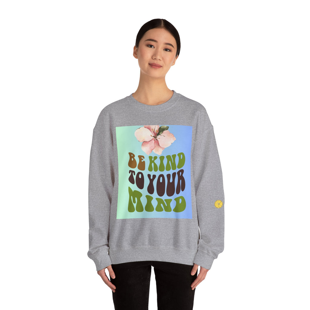 “BE KIND TO YOUR MIND” Unisex Heavy Blend™ Crewneck Sweatshirt