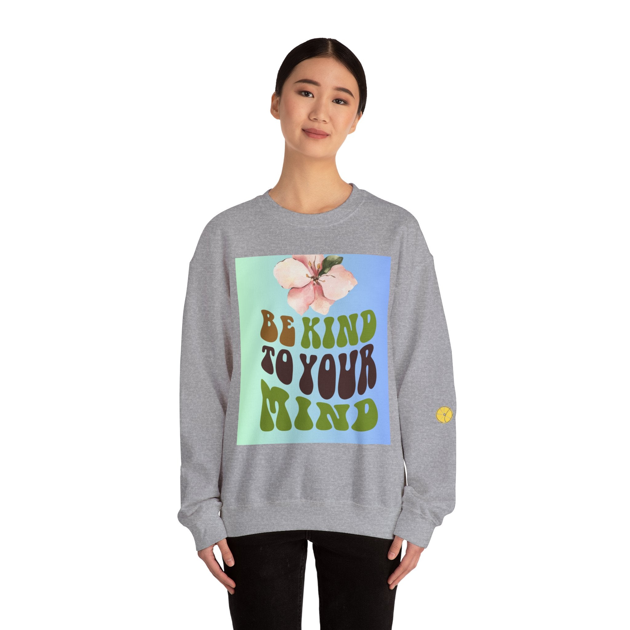 “BE KIND TO YOUR MIND” Unisex Heavy Blend™ Crewneck Sweatshirt