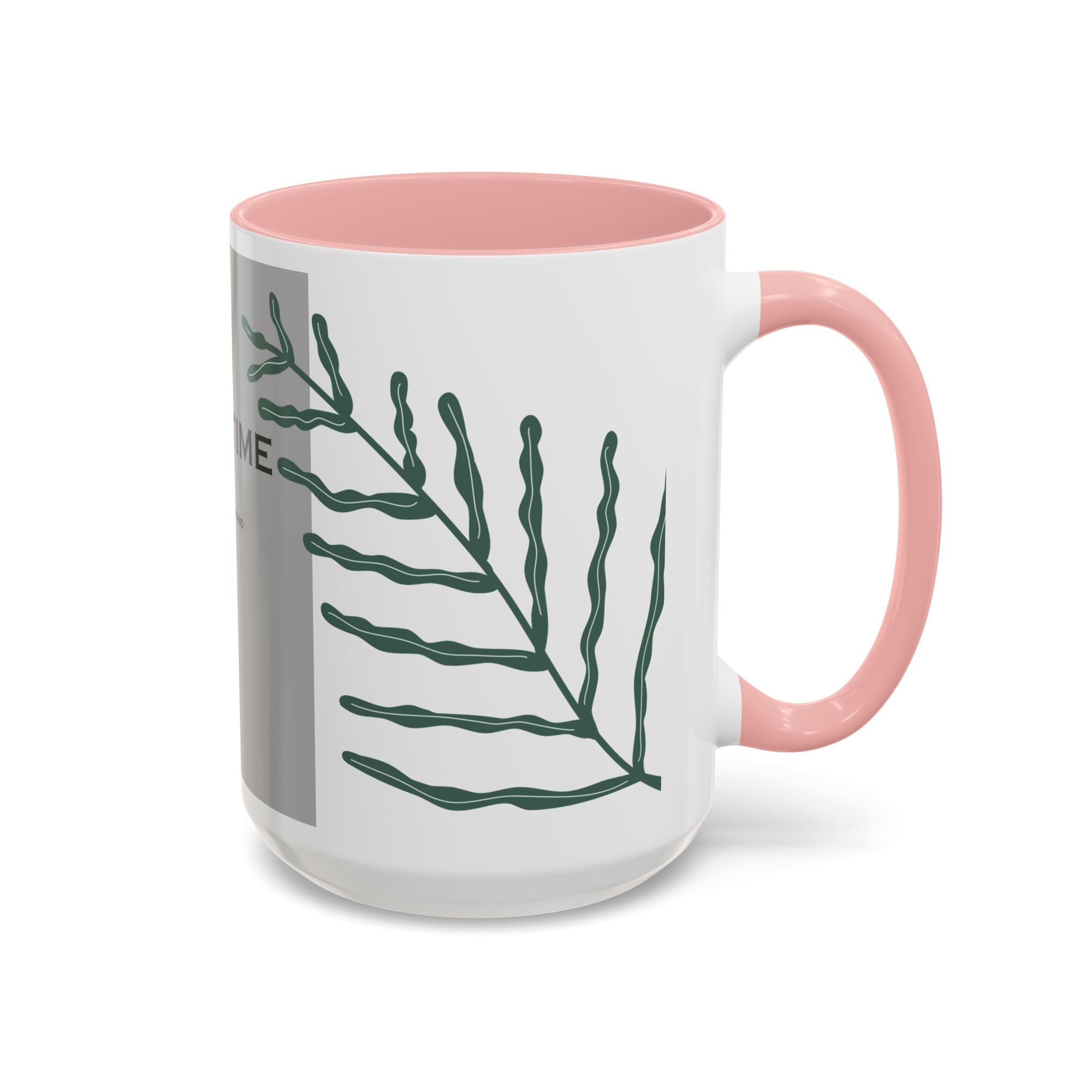 “WITH TIME” Accent Coffee Mug (11, 15oz)