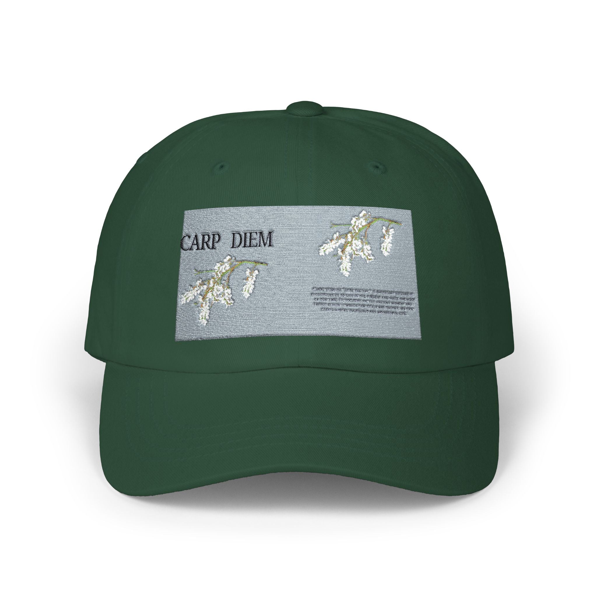 “CARP DIEM” Classic Dad Cap