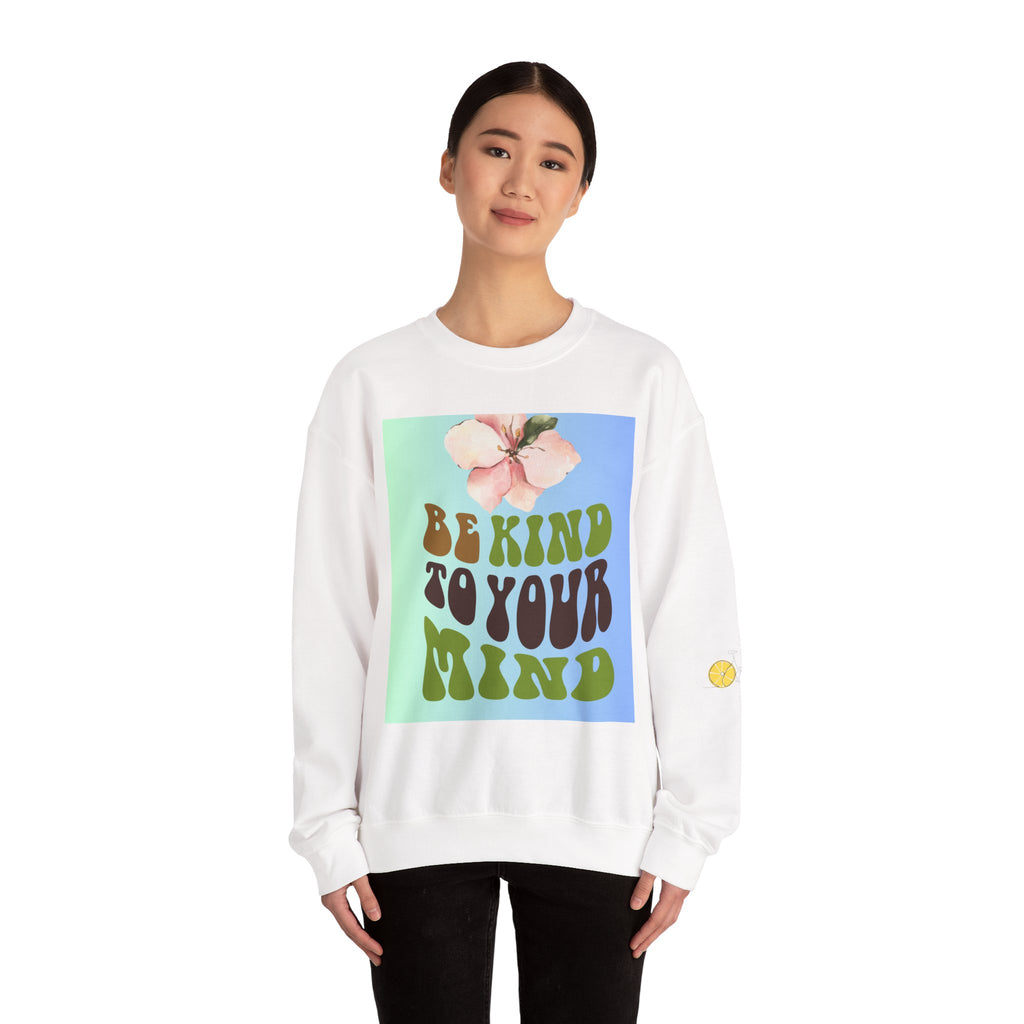 “BE KIND TO YOUR MIND” Unisex Heavy Blend™ Crewneck Sweatshirt