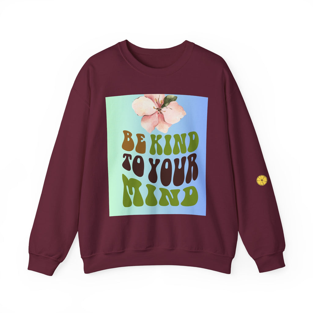 “BE KIND TO YOUR MIND” Unisex Heavy Blend™ Crewneck Sweatshirt