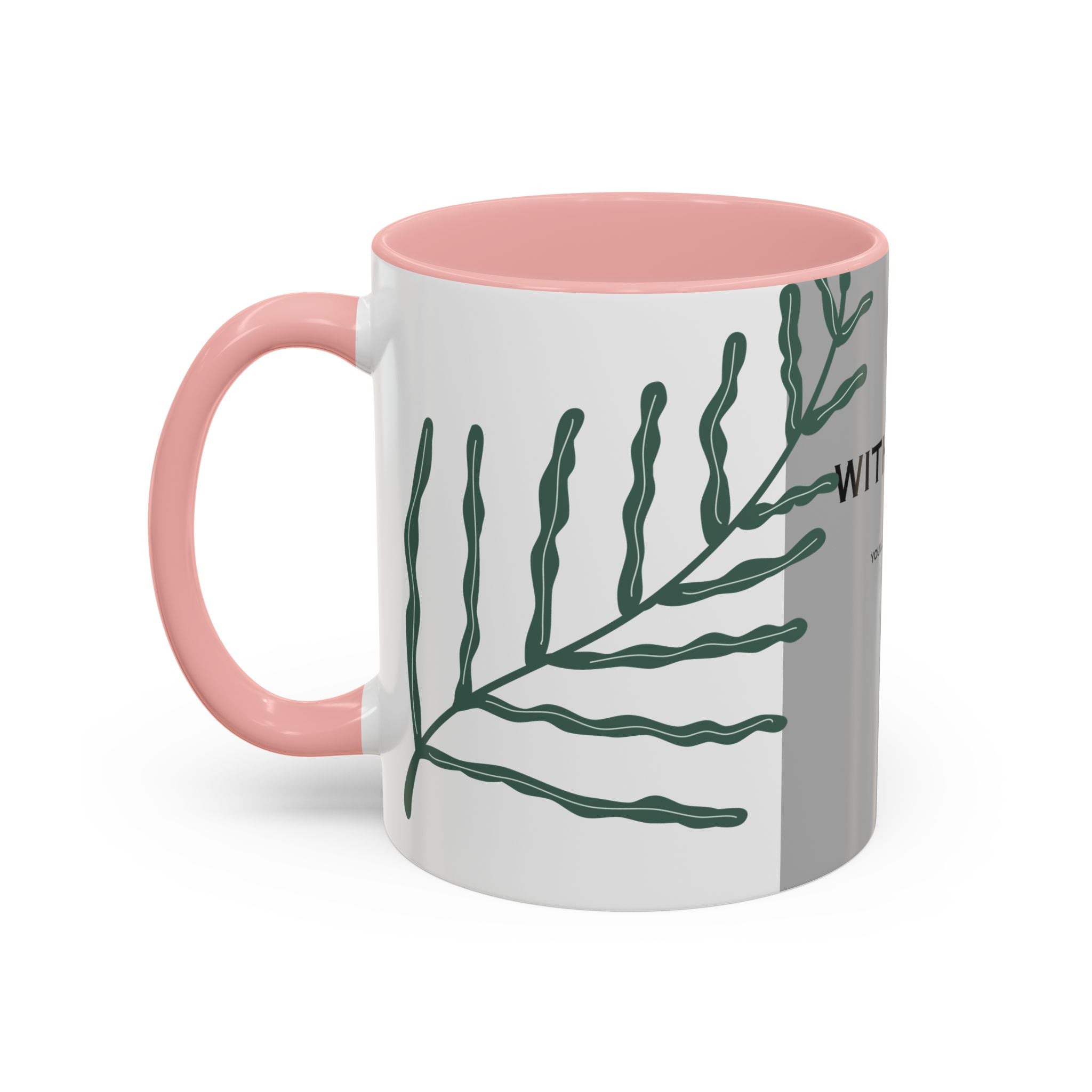 “WITH TIME” Accent Coffee Mug (11, 15oz)