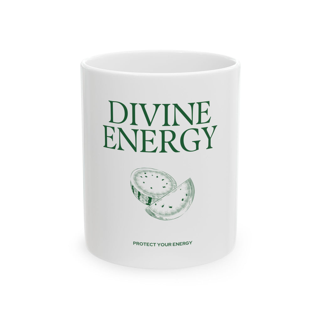 “DIVINE ENERGY” 
Ceramic Mug, (11oz, 15oz)