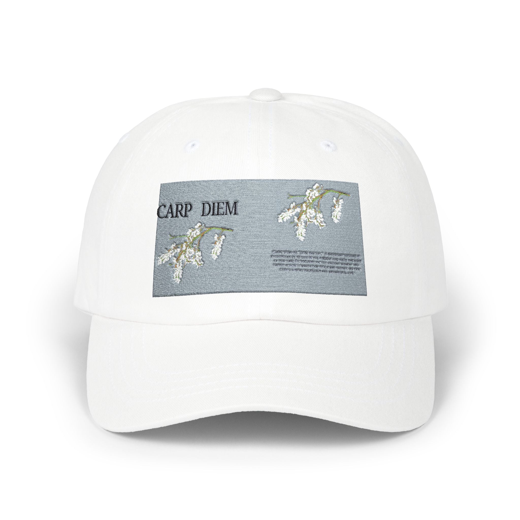 “CARP DIEM” Classic Dad Cap