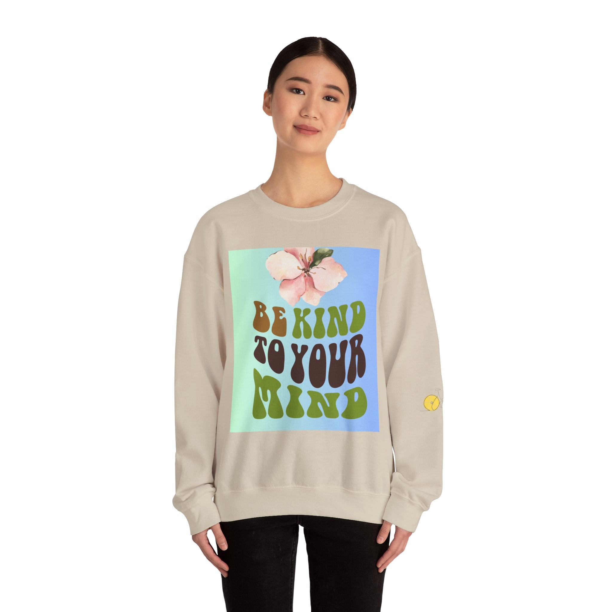 “BE KIND TO YOUR MIND” Unisex Heavy Blend™ Crewneck Sweatshirt